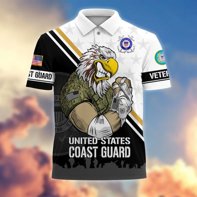 Premium Proudly Served US Veterans Polo Shirt