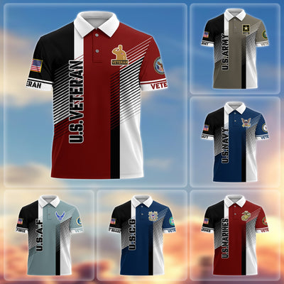 Premium Proudly Served US Veterans Polo Shirt