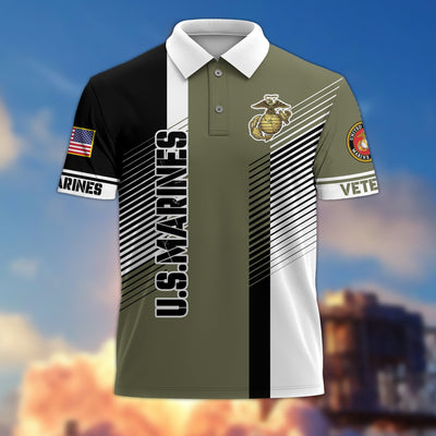 Premium Proudly Served US Veterans Polo Shirt