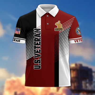 Premium Proudly Served US Veterans Polo Shirt