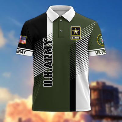 Premium Proudly Served US Veterans Polo Shirt