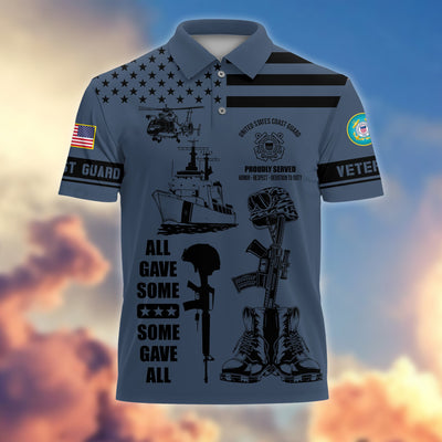 Premium All Gave Some Some Gave All US Veterans Polo Shirt