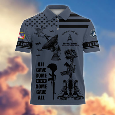 Premium All Gave Some Some Gave All US Veterans Polo Shirt