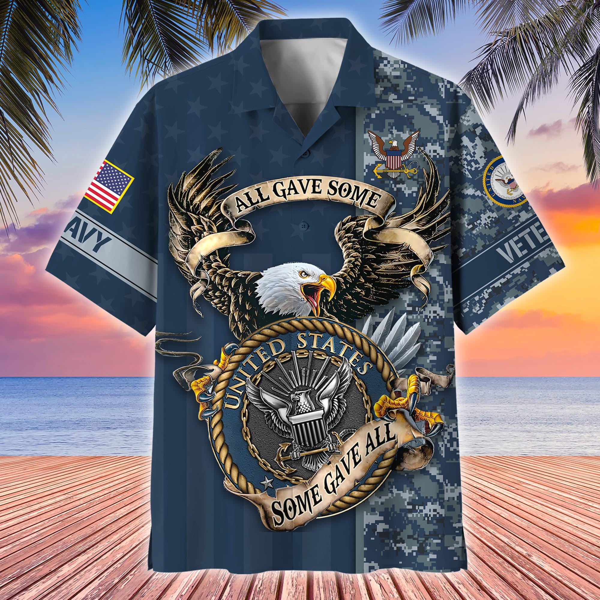 Premium All Gave Some Some Gave All US Veterans Hawaii Shirt