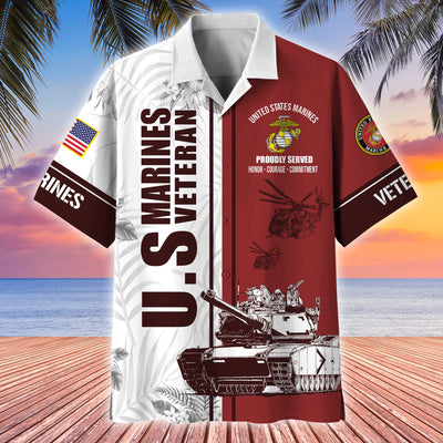 Premium Proudly Served US Veterans Hawaii Shirt