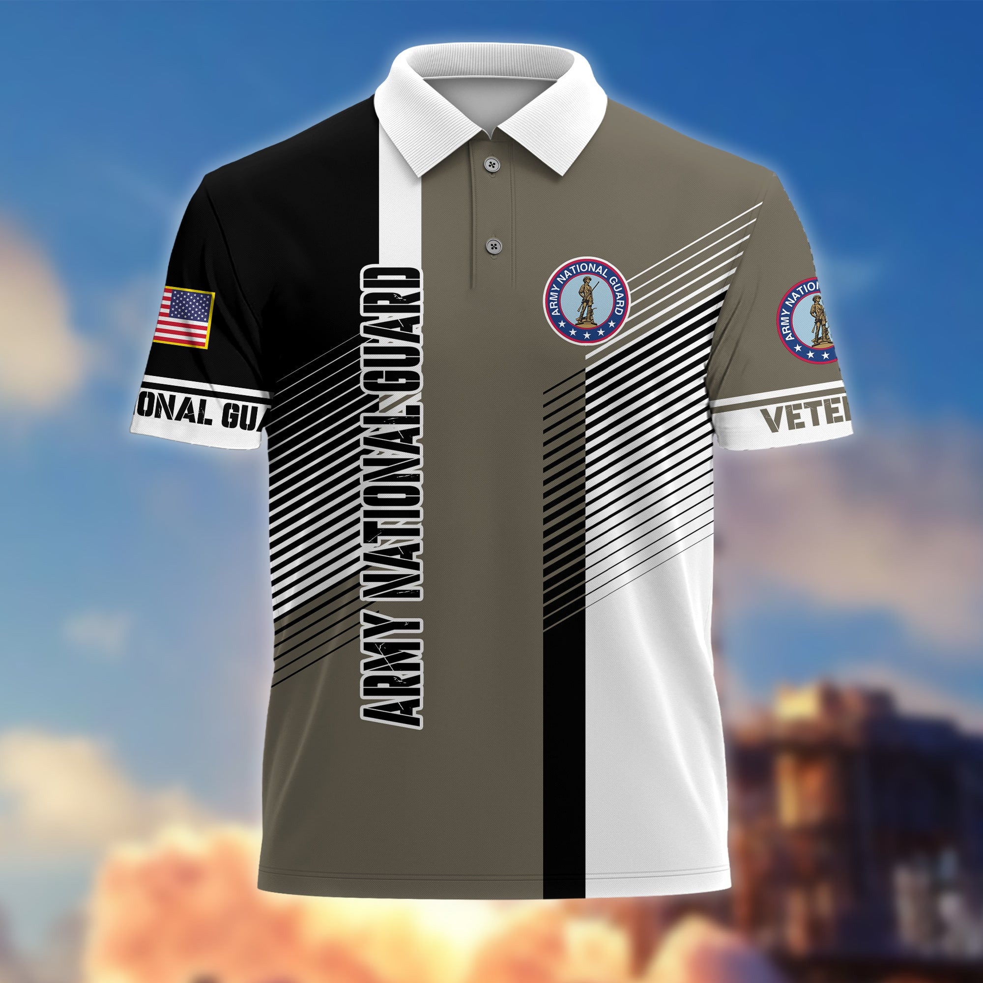 Premium Proudly Served US Veterans Polo Shirt