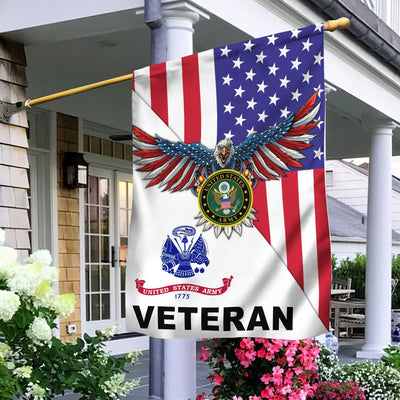 US Army Veteran Garden Flag – House Flag