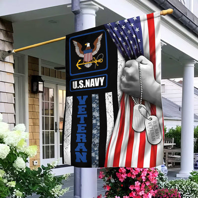 US Navy Veteran Garden Flag – House Flag