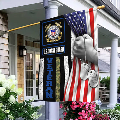 USCG Veteran Garden Flag – House Flag