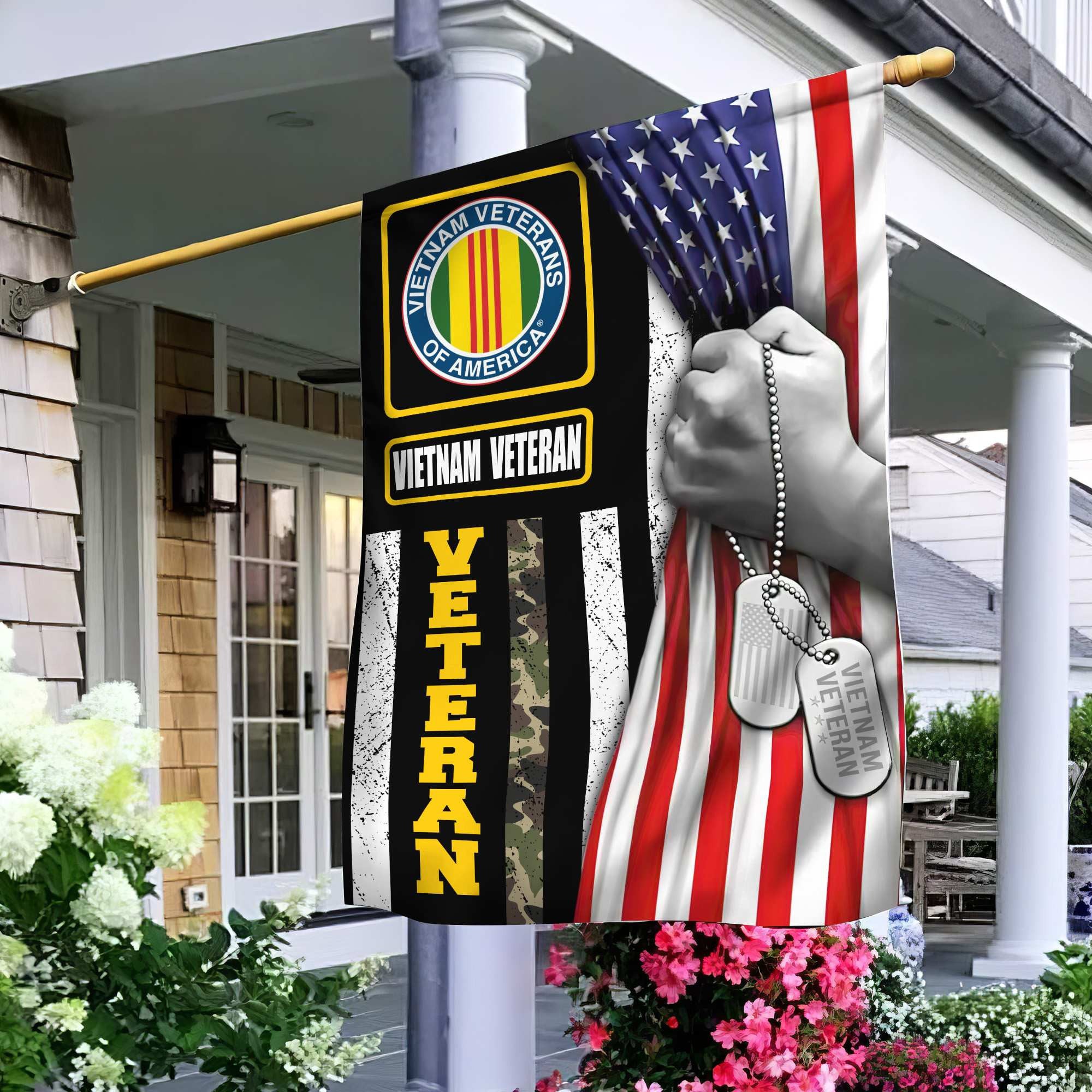 Vietnam Veteran Garden Flag – House Flag