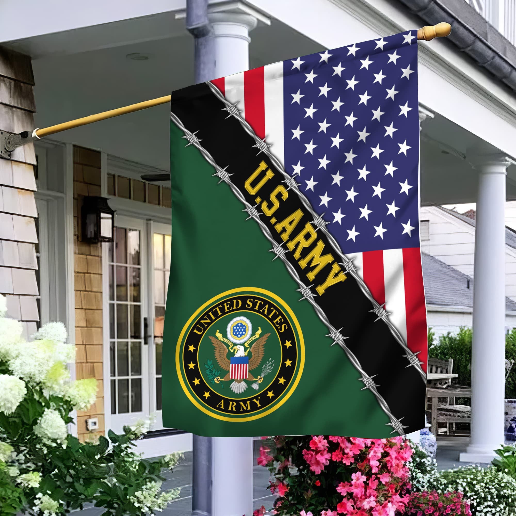 US Army Garden Flag - House Flag, Gift For Veterans Day, Father's Day, Memorial Day