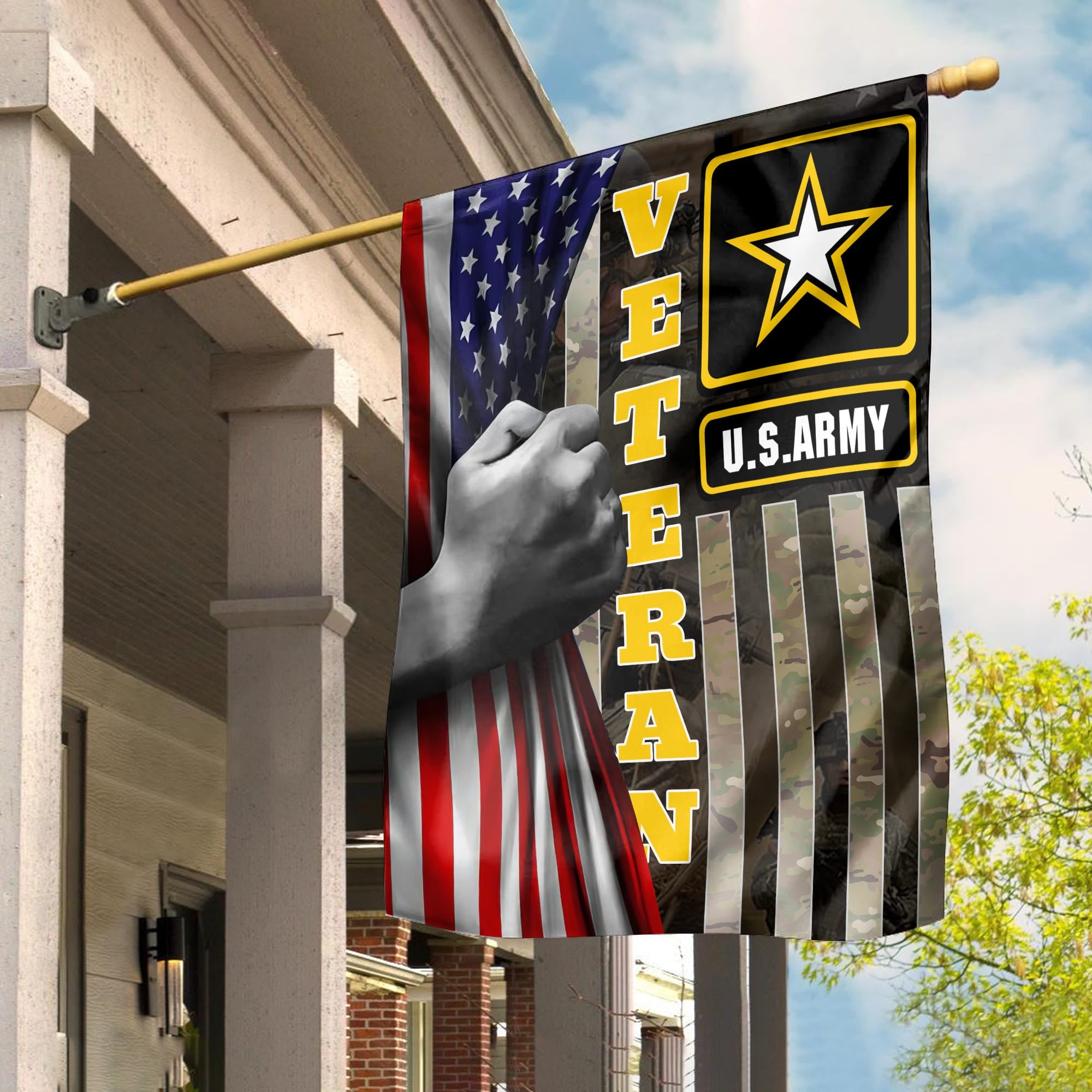 US Army Garden Flag - House Flag, Gift For Veterans Day, Father's Day, Memorial Day
