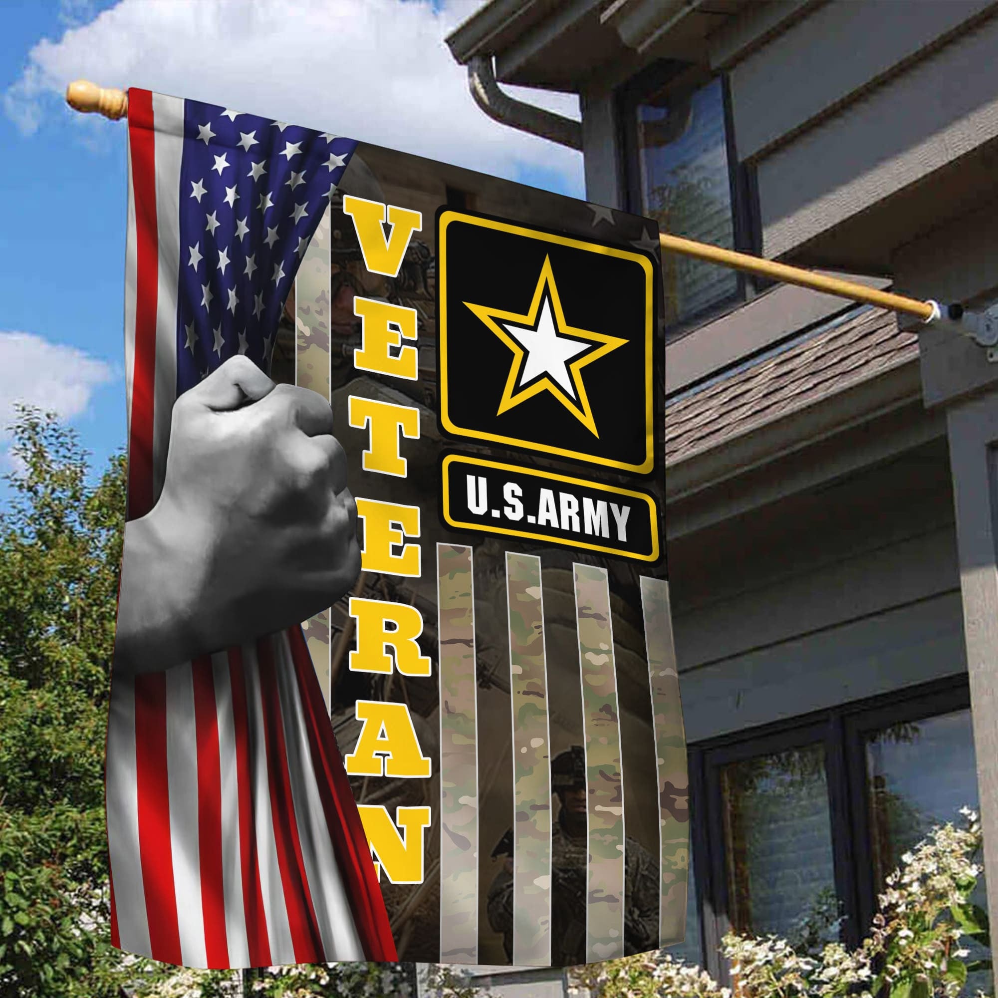 US Army Garden Flag - House Flag, Gift For Veterans Day, Father's Day, Memorial Day