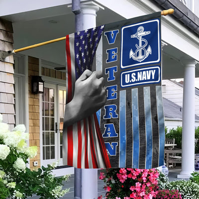 US Navy Garden Flag - House Flag, Gift For Veterans Day, Father's Day, Memorial Day