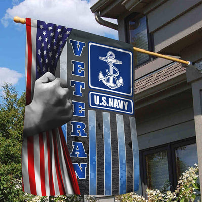 US Navy Garden Flag - House Flag, Gift For Veterans Day, Father's Day, Memorial Day