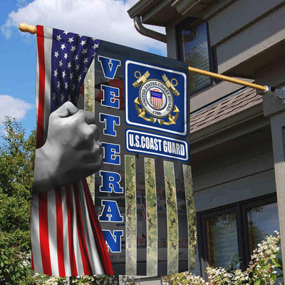 USCG Garden Flag - House Flag, Gift For Veterans Day, Father's Day, Memorial Day