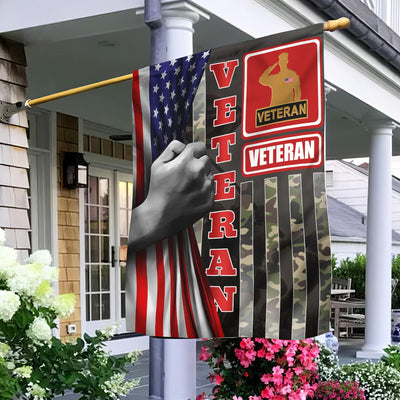 US Veteran Garden Flag - House Flag, Gift For Veterans Day, Father's Day, Memorial Day