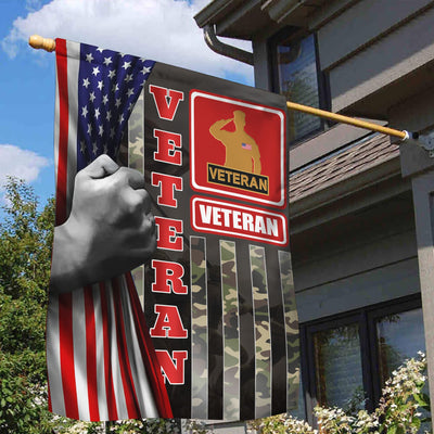 US Veteran Garden Flag - House Flag, Gift For Veterans Day, Father's Day, Memorial Day