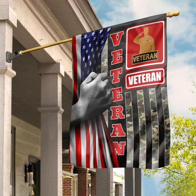 US Veteran Garden Flag - House Flag, Gift For Veterans Day, Father's Day, Memorial Day