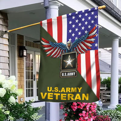 US Army Garden Flag - House Flag, Gift For Army Veteran