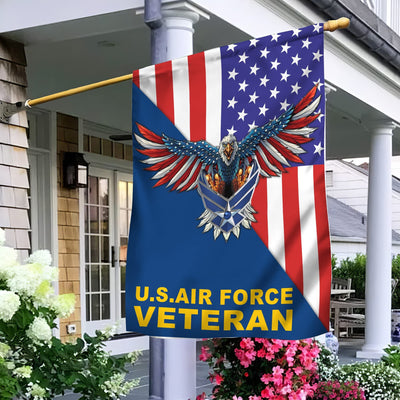 USAF Garden Flag - House Flag, Gift For Air Force Veteran