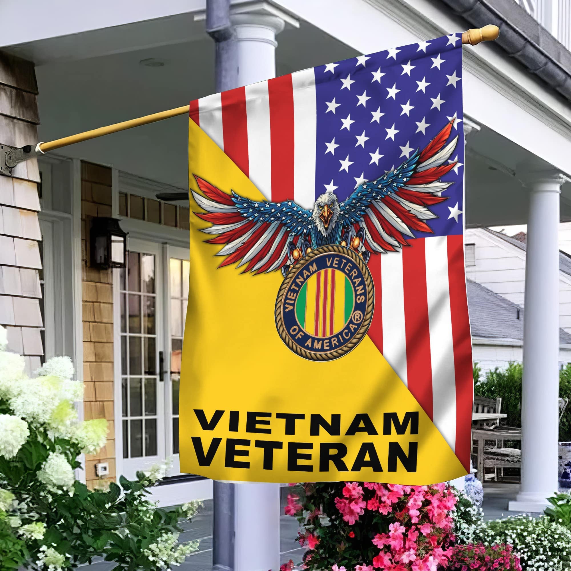Vietnam Veteran Garden Flag - House Flag, Gift For Vietnam Veteran