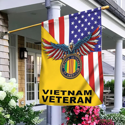 Vietnam Veteran Garden Flag - House Flag, Gift For Vietnam Veteran