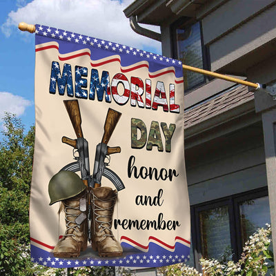 US Veteran Garden Flag - House Flag, Memorial Day Honor And Remember