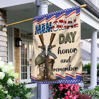 US Veteran Garden Flag - House Flag, Memorial Day Honor And Remember