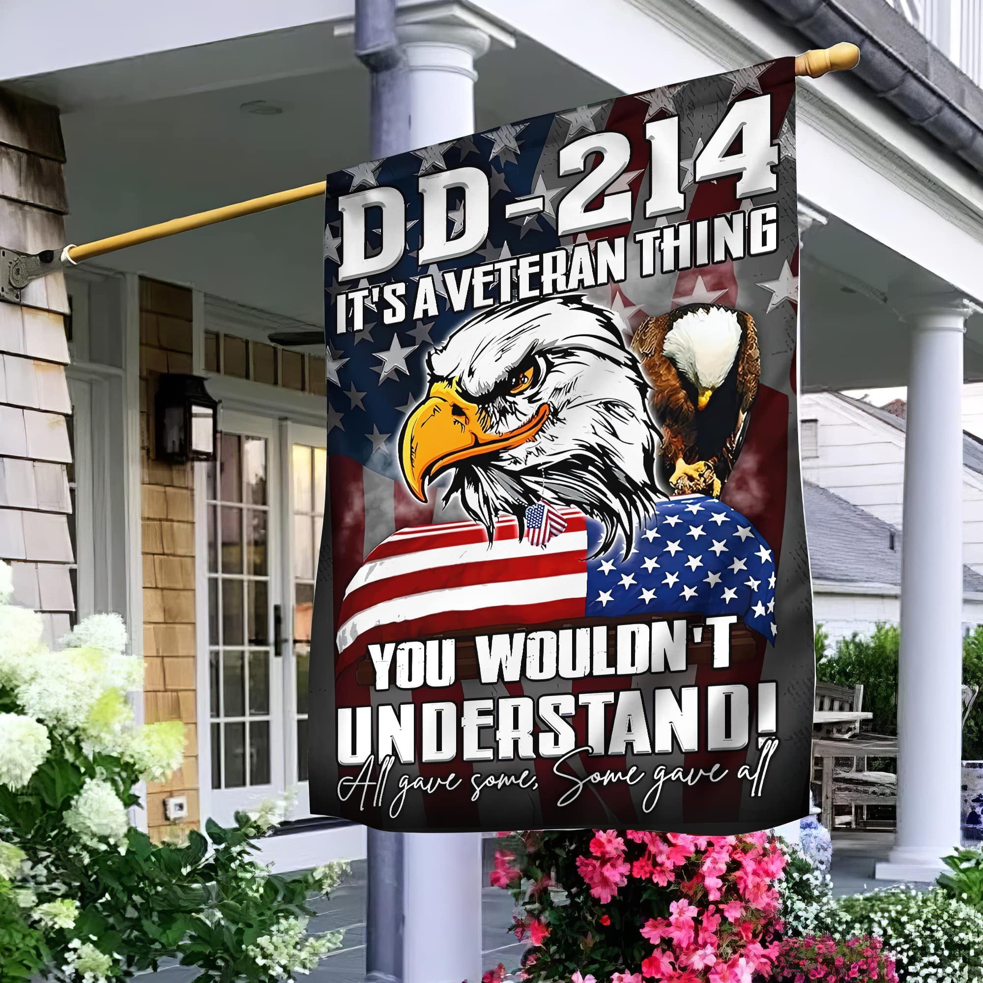 US Veteran Garden Flag - House Flag DD - 214 It Is A Veteran Thing
