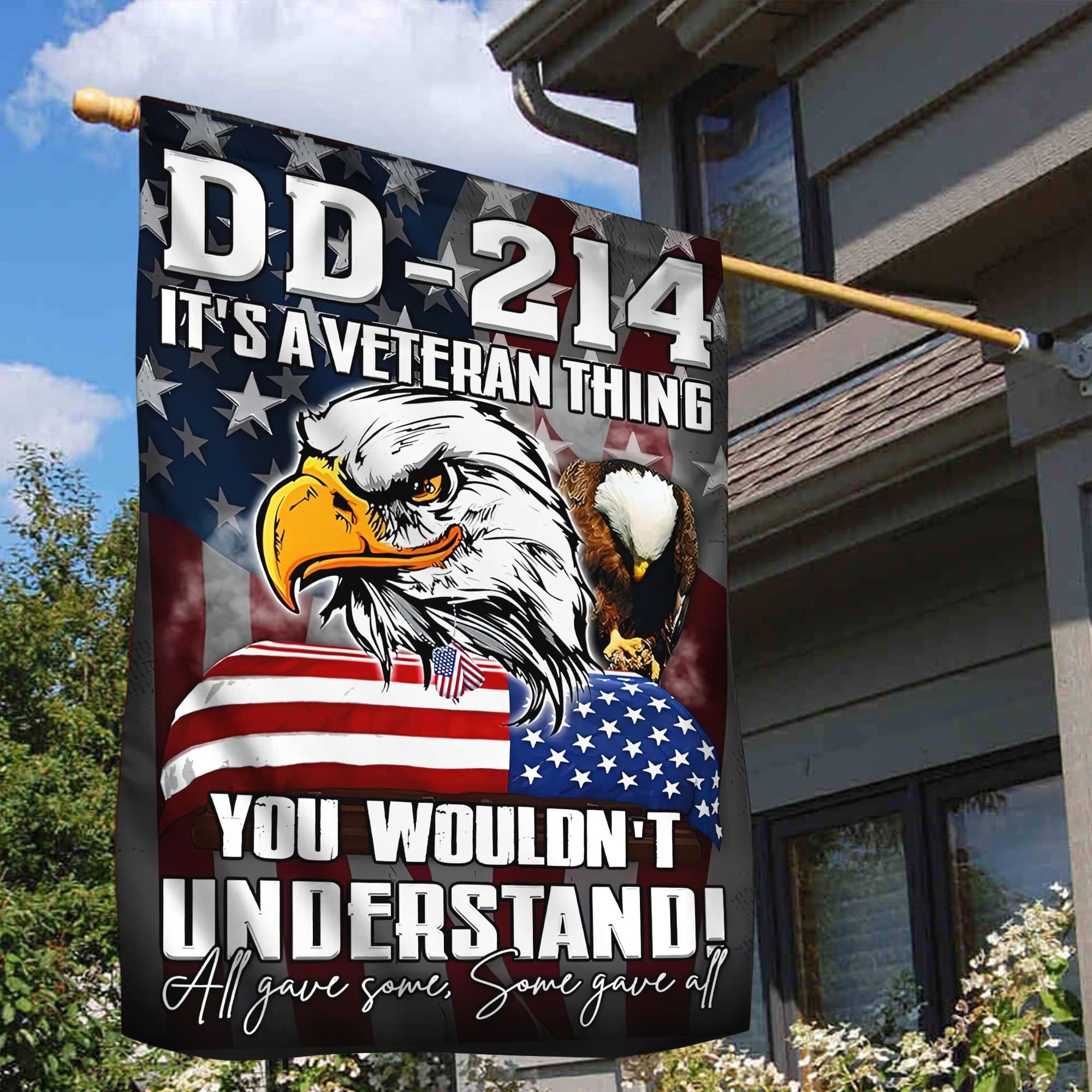 US Veteran Garden Flag - House Flag DD - 214 It Is A Veteran Thing