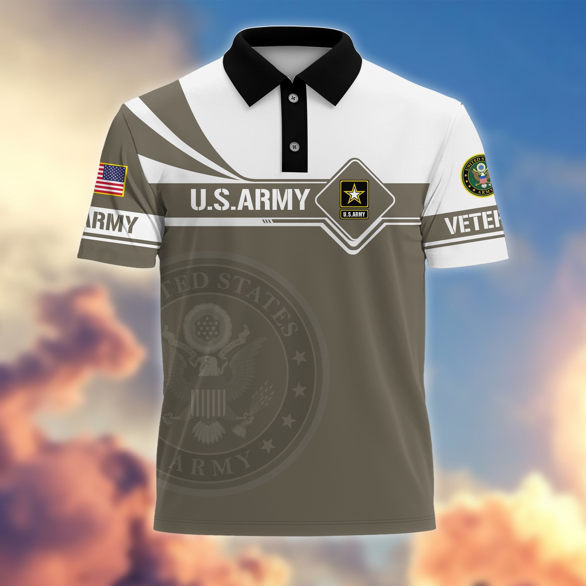Premium Honoring All Who Served US Veterans Polo Shirt