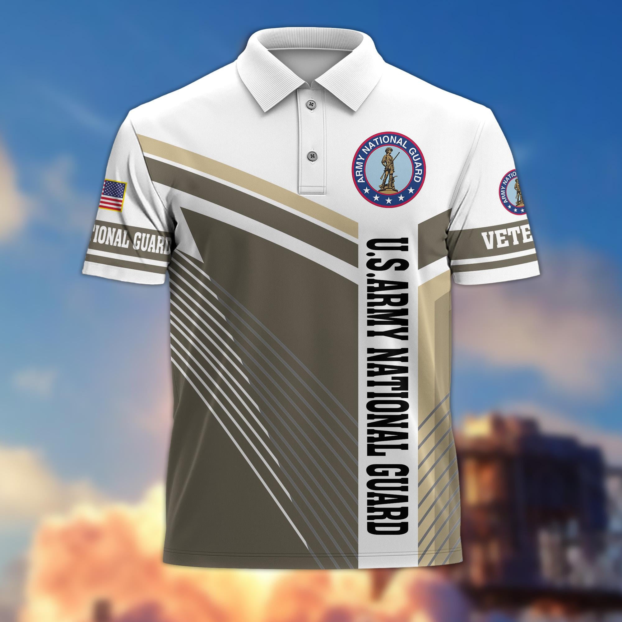 Premium US Veterans Polo Shirt, Gift For Army Veteran, Navy Veteran, Marine Veteran, Air Force Veteran, Coast Guard Veteran, Vietnam Veteran, Gift For Veterans Day, Father's Day, Independence Day
