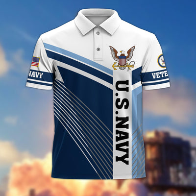Premium US Veterans Polo Shirt, Gift For Army Veteran, Navy Veteran, Marine Veteran, Air Force Veteran, Coast Guard Veteran, Vietnam Veteran, Gift For Veterans Day, Father's Day, Independence Day