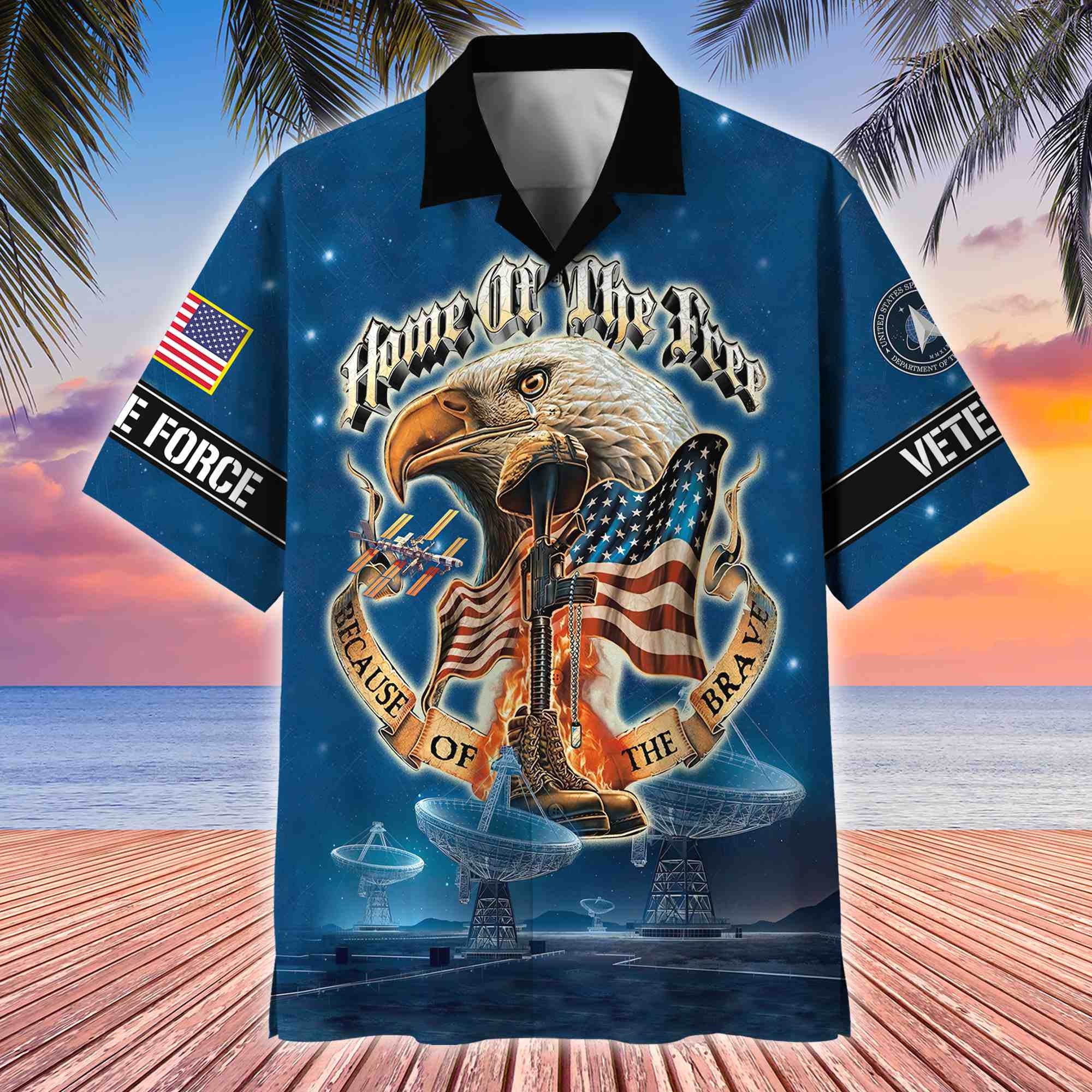 Premium US Veterans Hawaii Shirt, Gifts For Dad For Husband Veteran