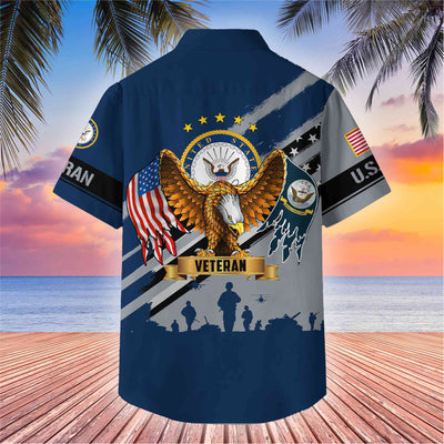 Premium US Veterans Hawaii Shirt, Gifts For Dad, For Husband Veteran
