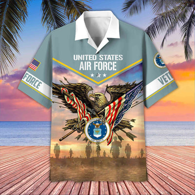 Premium Honoring All Who Served US Veterans Hawaii Shirt, Gifts For US Veterans