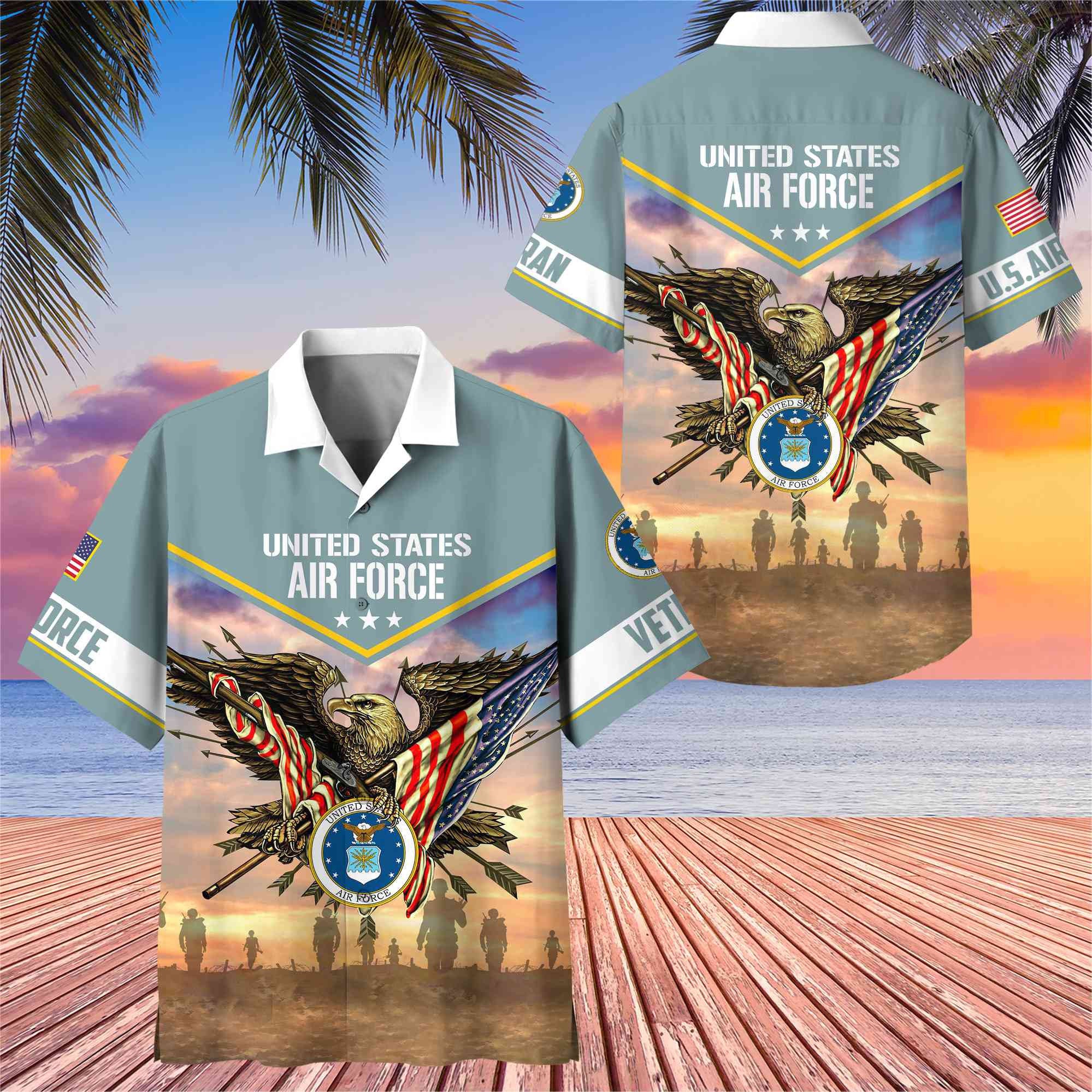 Premium Honoring All Who Served US Veterans Hawaii Shirt, Gifts For US Veterans