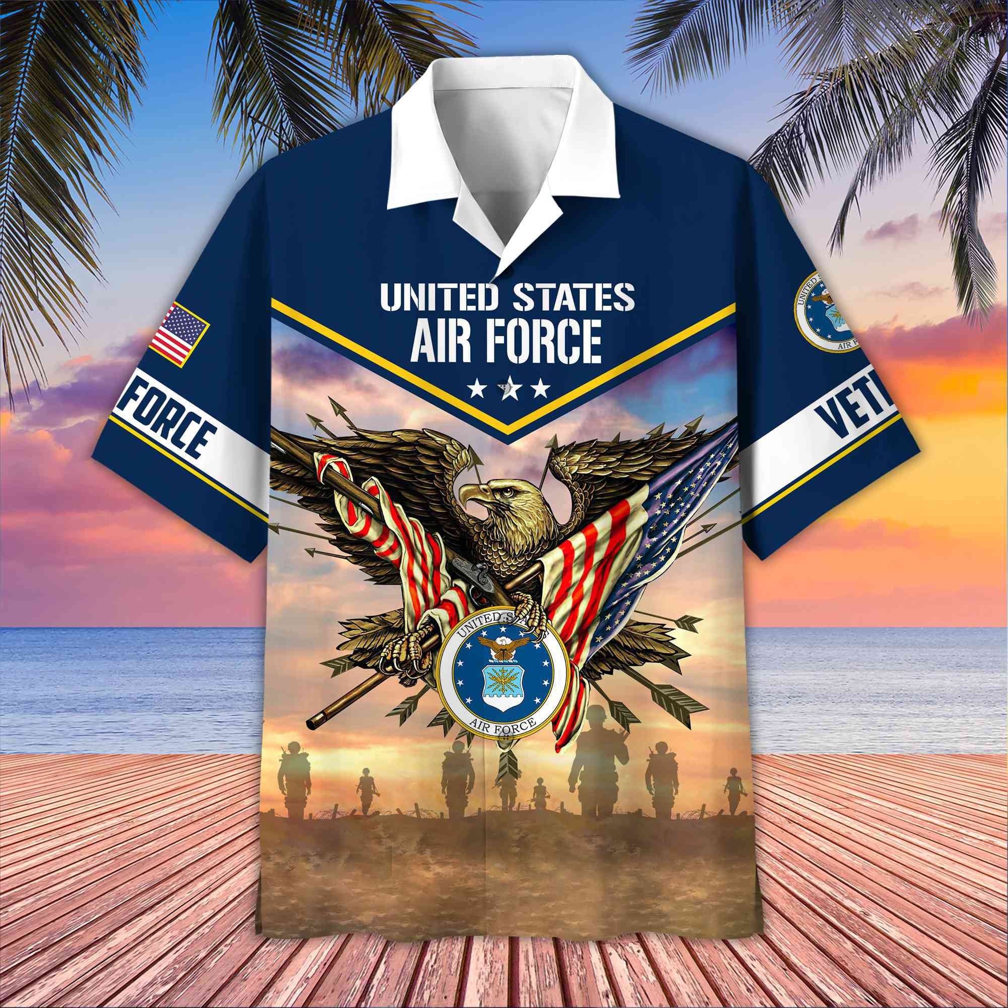 Premium Honoring All Who Served US Veterans Hawaii Shirt, Gifts For US Veterans