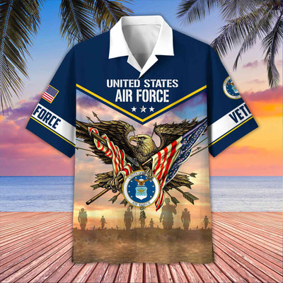 Premium Honoring All Who Served US Veterans Hawaii Shirt, Gifts For US Veterans