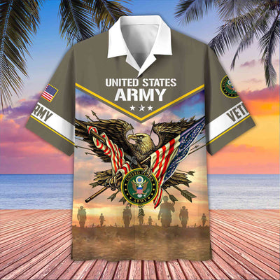 Premium Honoring All Who Served US Veterans Hawaii Shirt, Gifts For US Veterans