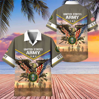 Premium Honoring All Who Served US Veterans Hawaii Shirt, Gifts For US Veterans