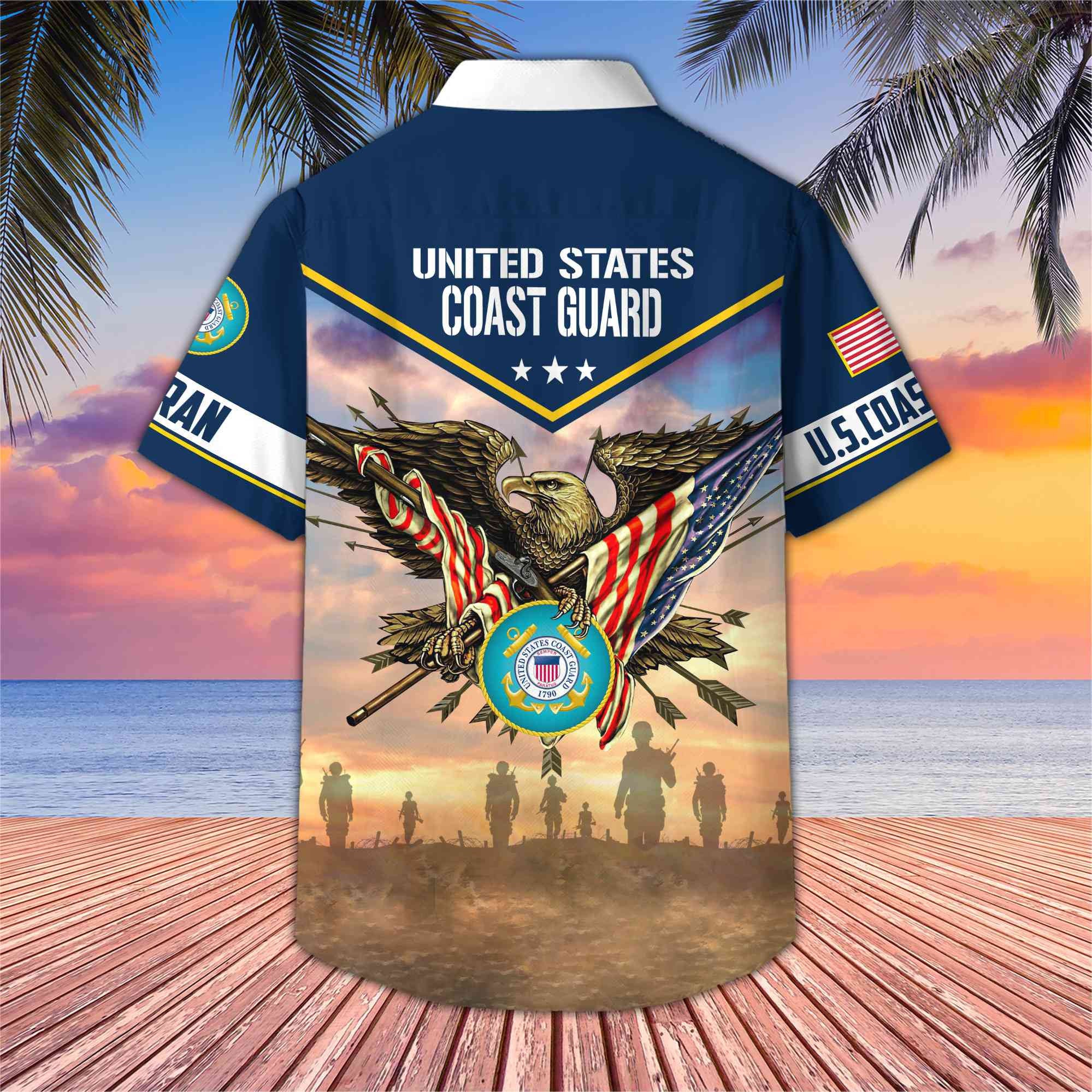 Premium Honoring All Who Served US Veterans Hawaii Shirt, Gifts For US Veterans