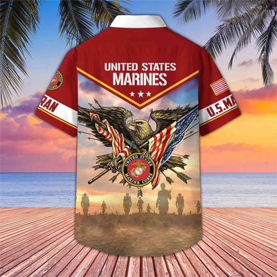 Premium Honoring All Who Served US Veterans Hawaii Shirt, Gifts For US Veterans