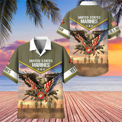 Premium Honoring All Who Served US Veterans Hawaii Shirt, Gifts For US Veterans
