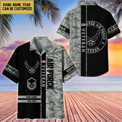 Premium Personalized US Veterans Hawaii Shirt, Gifts For Dad, For Husband Veteran