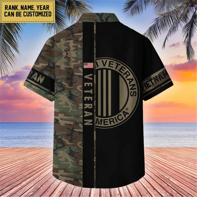 Premium Personalized US Veterans Hawaii Shirt, Gifts For Dad, For Husband Veteran