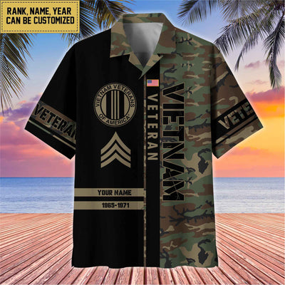 Premium Personalized US Veterans Hawaii Shirt, Gifts For Dad, For Husband Veteran