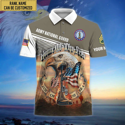 Premium Personalized US Veterans Polo Shirt, Gifts For Independence Day, Veterans Day