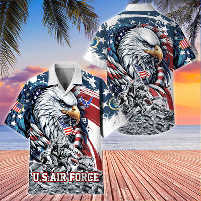 Premium US Veterans Hawaii Shirt, Gifts For Dad, For Husband Veteran